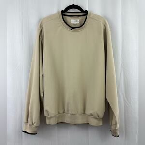 Vintage Cutter & Buck Tan Crewneck Windbreaker Men’s Size Medium